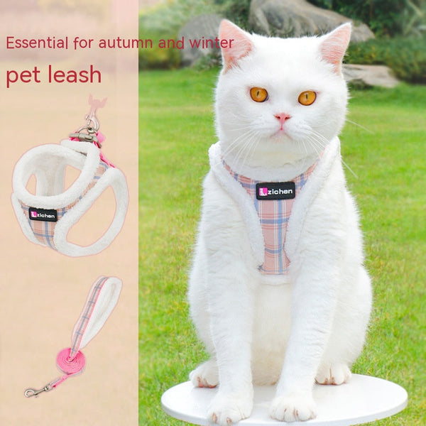 HKM-1419069 Cat Pulling Rope for Outdoor Use - Anti-Breaking Durable Traction Belt in Various Sizes and Colors