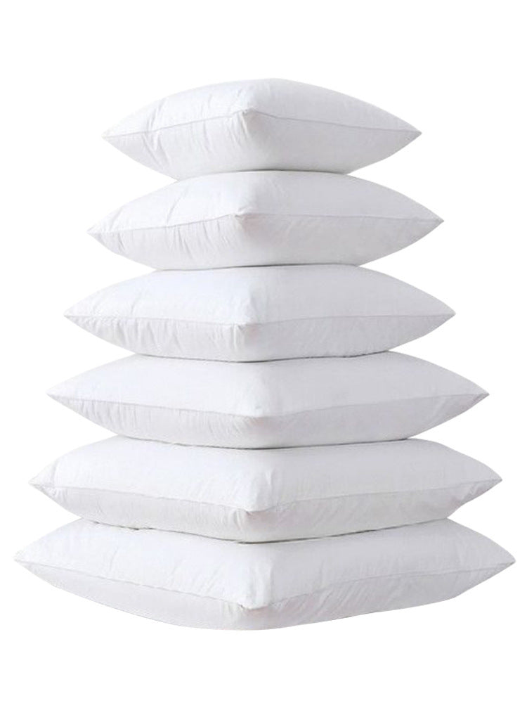 HKM-141907 Goose Feather Cotton Back Pillow - Modern Simplicity Cushion, Various Sizes Available