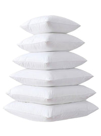 HKM-141907 Goose Feather Cotton Back Pillow - Modern Simplicity Cushion, Various Sizes Available