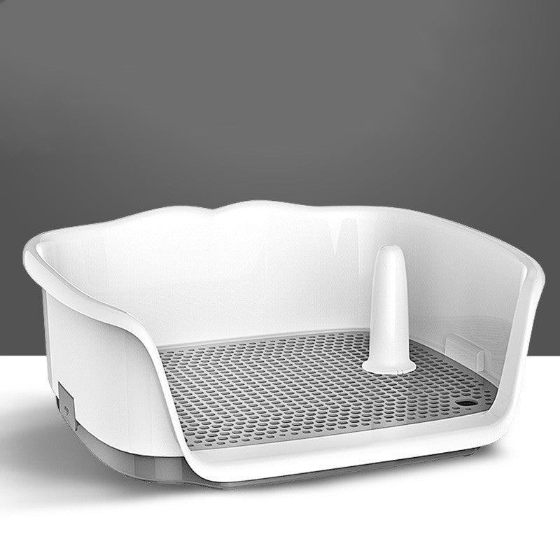 HKM-141907 Teddy Small Dog Toilet Bedpan with Snap Design and Large Urine Storage Capacity