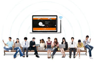 HKM-141907 USB 2.0 Mini WiFi Adapter, 300 Mbps Wireless Receiver with 802.11n Support