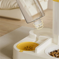 HKM-1419965 Pet-Friendly Large Capacity Feeding and Watering Dispenser for Cats and Dogs