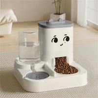 HKM-1419965 Pet-Friendly Large Capacity Feeding and Watering Dispenser for Cats and Dogs