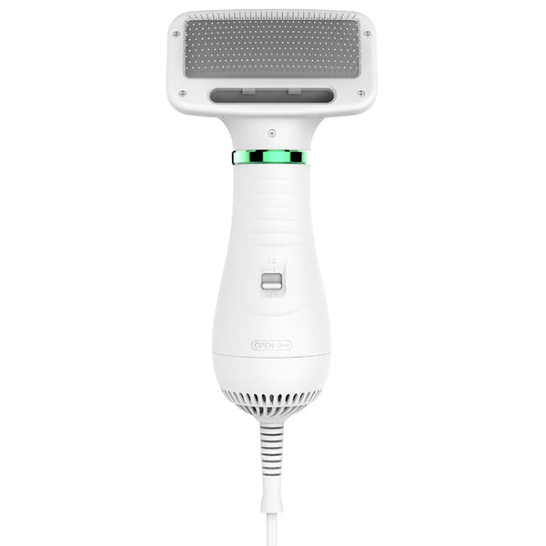 HKM-1421373 All-in-One Pet Hair Brush and Dryer with Adjustable Air Settings for Cats and Dogs