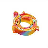 HKM-1421757 Rainbow Pet Flea and Anti-Lice Collar for Cats and Dogs - 38CM and 62CM Options
