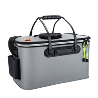 HKM-1422013 Collapsible Thickened EVA Fishing Bucket - Available in 40L, 45L, 50L in Grey, Blue, Green, Black