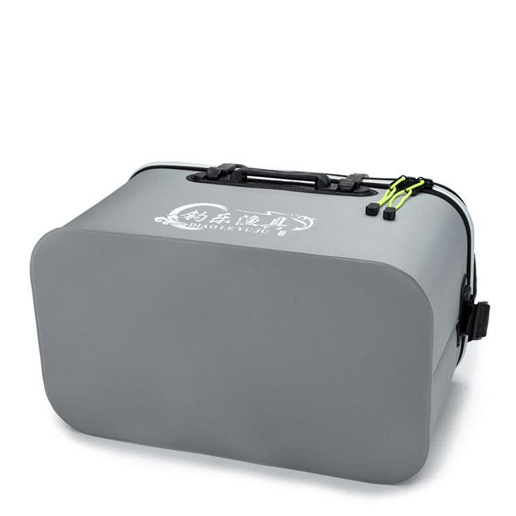 HKM-1422013 Collapsible Thickened EVA Fishing Bucket - Available in 40L, 45L, 50L in Grey, Blue, Green, Black