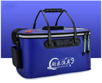 HKM-1422013 Collapsible Thickened EVA Fishing Bucket - Available in 40L, 45L, 50L in Grey, Blue, Green, Black