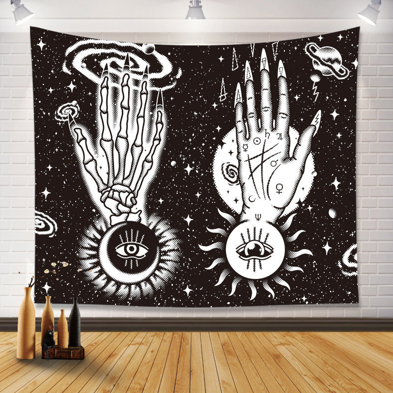 HKM-142227 Bohemian-Style Hanging Cloth - 130x150cm, Colorful Design