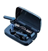 HKM-142227 M19 Gaming Earphones with LED Digital Display, Waterproof Mini Headset, and Wireless Charging Feature
