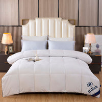 HKM-142227 Thickened Down Cotton Duvet for Spring and Autumn, 1200 x 230cm, Available in White, Gray, Blue, Pink, and Printed Options
