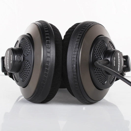 HKM-142419 Samson SR850 Professional Reference Headset with Open Ear Design and Adaptive Adjustment for Studio Use