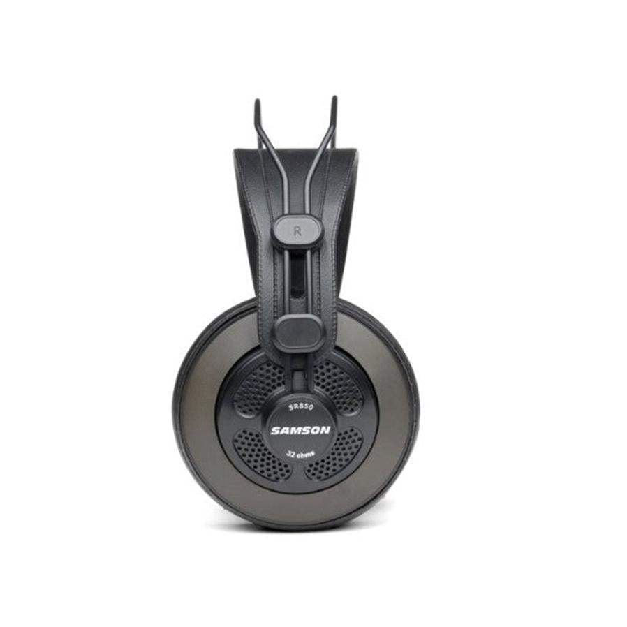 HKM-142419 Samson SR850 Professional Reference Headset with Open Ear Design and Adaptive Adjustment for Studio Use