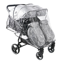 HKM-142419 Twin Double Stroller with Hard Carrycot for Infant and Toddler