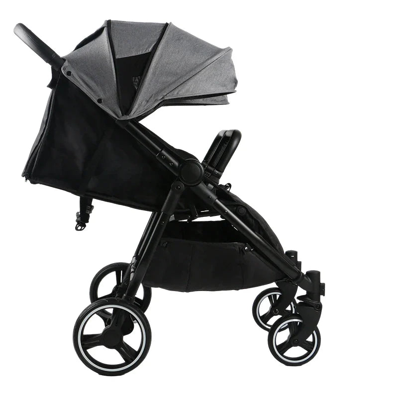 HKM-142419 Twin Double Stroller with Hard Carrycot for Infant and Toddler