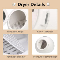 HKM-142483 Professional Pet Hair Dryer Box for Dogs, Cats, and Small Animals - Efficient Indoor Drying Machine