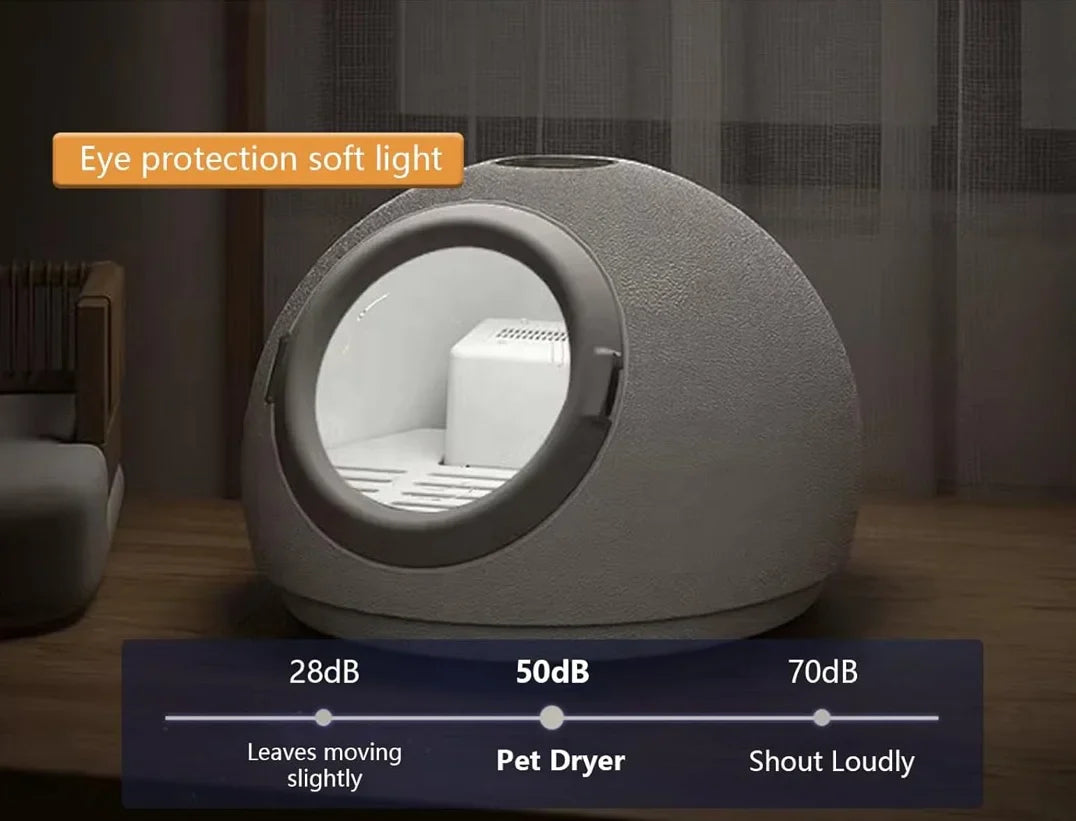 HKM-142483 Professional Pet Hair Dryer Box for Dogs, Cats, and Small Animals - Efficient Indoor Drying Machine