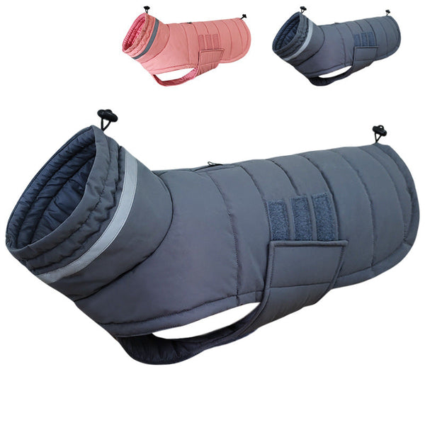 HKM-1425213 Winter Dog Coat for Large Breeds – Warm and Waterproof Trench for Corgis and Other Dogs