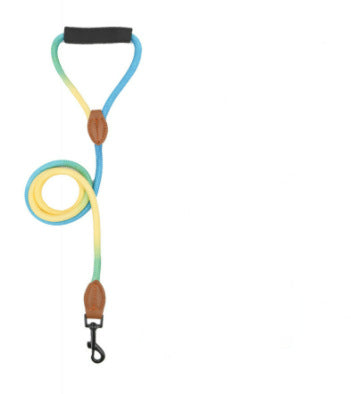 HKM-1425341 Durable Nylon Hand-Holding Rope Leash for Dogs - Round Pet Traction Rope