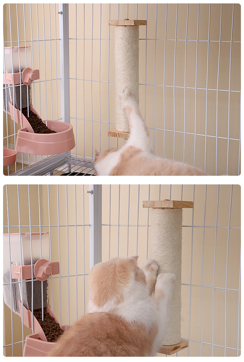 HKM-1425597 Durable Sisal Cat Scratching Post with Cotton Rope for Claw Care