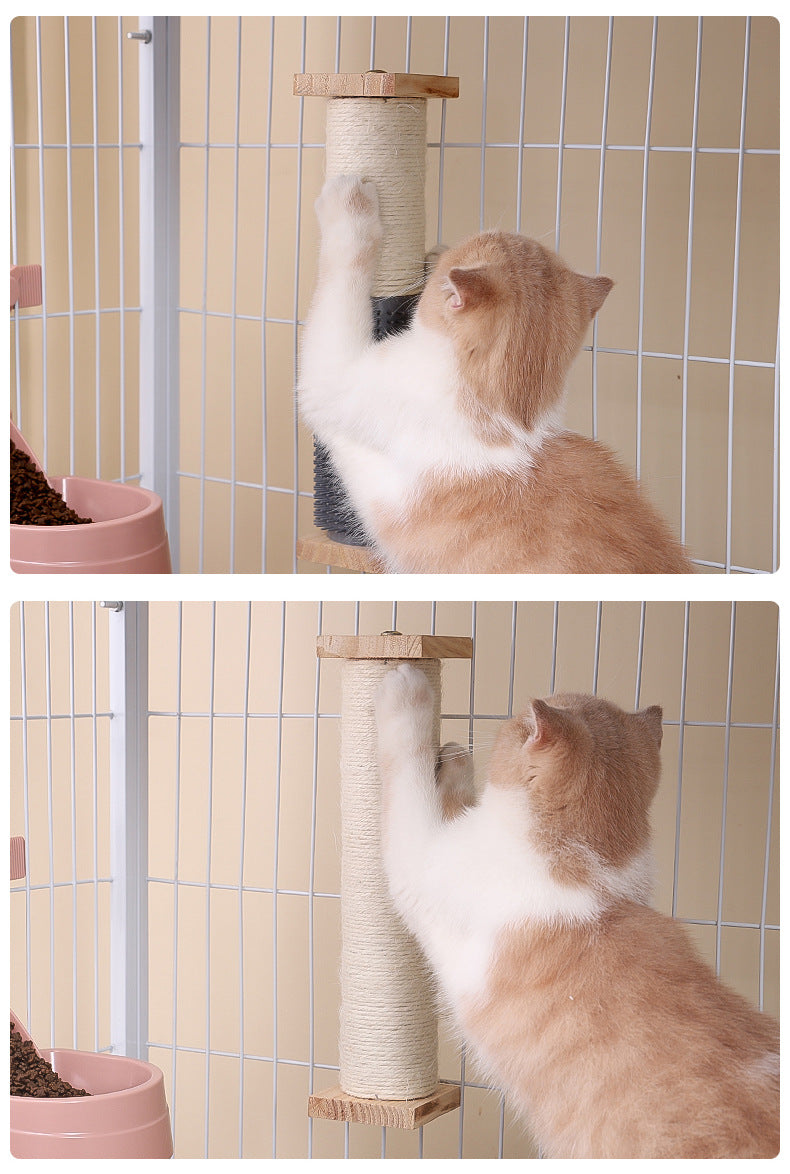 HKM-1425597 Durable Sisal Cat Scratching Post with Cotton Rope for Claw Care