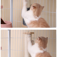 HKM-1425597 Durable Sisal Cat Scratching Post with Cotton Rope for Claw Care