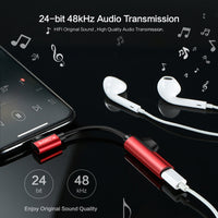 HKM-142611 Lightning Adapter for Audio Headset and Charging with Remote Control Function