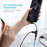 HKM-142611 Lightning Adapter for Audio Headset and Charging with Remote Control Function