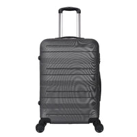 HKM-142611 Spacious ABS Trolley Luggage Set - 20, 24, and 28 Inch Expandable Suitcases for Travel
