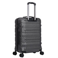 HKM-142611 Spacious ABS Trolley Luggage Set - 20, 24, and 28 Inch Expandable Suitcases for Travel