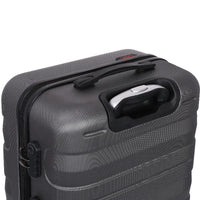 HKM-142611 Spacious ABS Trolley Luggage Set - 20, 24, and 28 Inch Expandable Suitcases for Travel