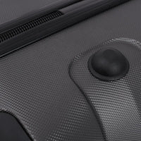HKM-142611 Spacious ABS Trolley Luggage Set - 20, 24, and 28 Inch Expandable Suitcases for Travel