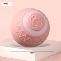 HKM-1426365 Rechargeable Automatic Smart Cat Toy Ball for Indoor Play – Bouncing & Rolling Fun for Kittens