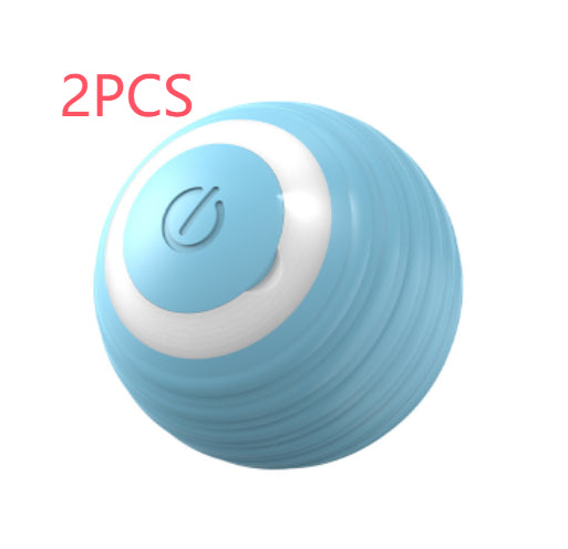 HKM-1426365 Rechargeable Automatic Smart Cat Toy Ball for Indoor Play – Bouncing & Rolling Fun for Kittens