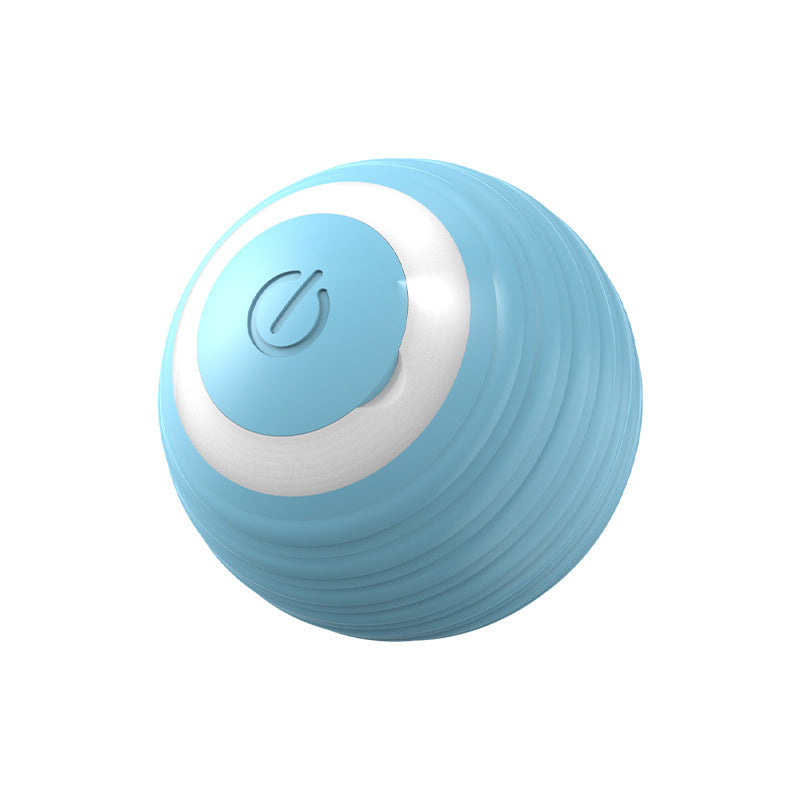 HKM-1426365 Rechargeable Automatic Smart Cat Toy Ball for Indoor Play – Bouncing & Rolling Fun for Kittens