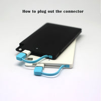 HKM-142739 Slim and Lightweight Portable Power Bank with Charging Cord