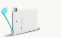 HKM-142739 Slim and Lightweight Portable Power Bank with Charging Cord