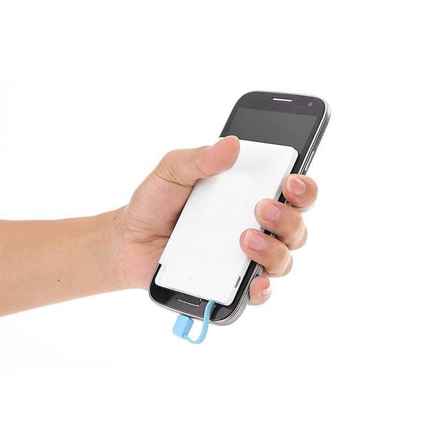 HKM-142739 Slim and Lightweight Portable Power Bank with Charging Cord