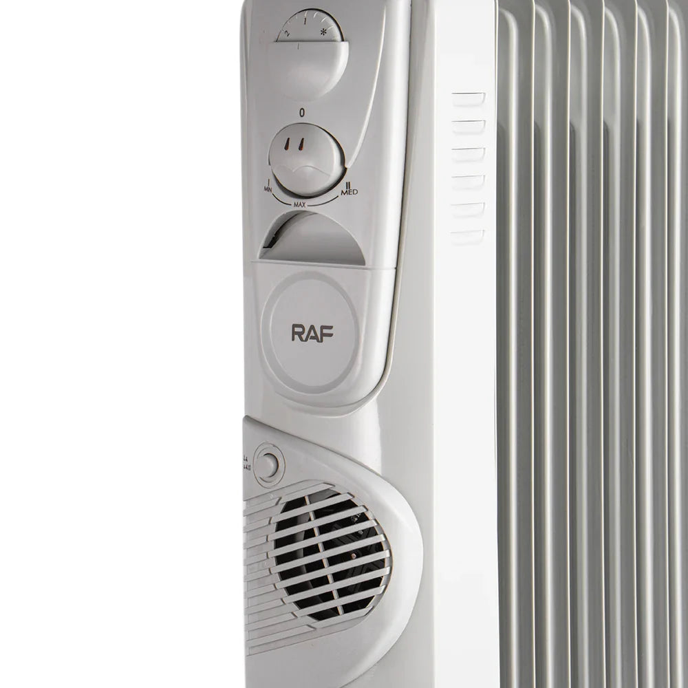 HKM-142995 2900W Oil Filled Radiator Electric Heater for Indoor Heating – Fast Heating, Adjustable Thermostat, Safe Design