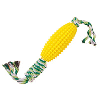 HKM-1430077 Corn & Ball Dog Chew Toy Set for Teething Relief and Dental Health