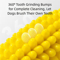 HKM-1430077 Corn & Ball Dog Chew Toy Set for Teething Relief and Dental Health