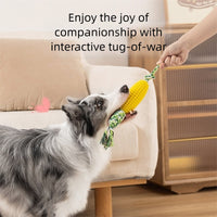 HKM-1430077 Corn & Ball Dog Chew Toy Set for Teething Relief and Dental Health