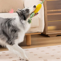 HKM-1430077 Corn & Ball Dog Chew Toy Set for Teething Relief and Dental Health