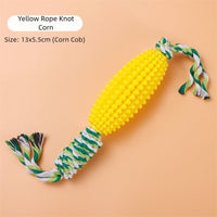 HKM-1430077 Corn & Ball Dog Chew Toy Set for Teething Relief and Dental Health