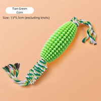 HKM-1430077 Corn & Ball Dog Chew Toy Set for Teething Relief and Dental Health