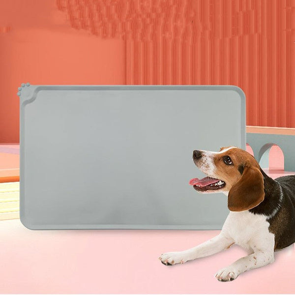 HKM-1430333 Silicone Waterproof Pet Placemat for Dogs and Cats - Non-Slip Insulation Mat in Multiple Colors and Sizes