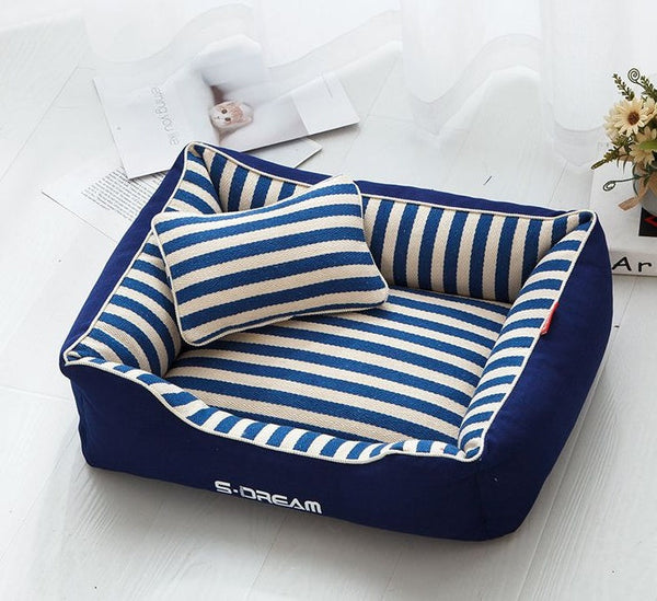 HKM-1431357 Removable and Washable Pet Kennel with Comfortable Canvas Lining and Waterproof Base
