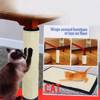HKM-1431485 Sisal Cat Scratch Pad for Furniture Protection and Claw Care - Durable and Washable