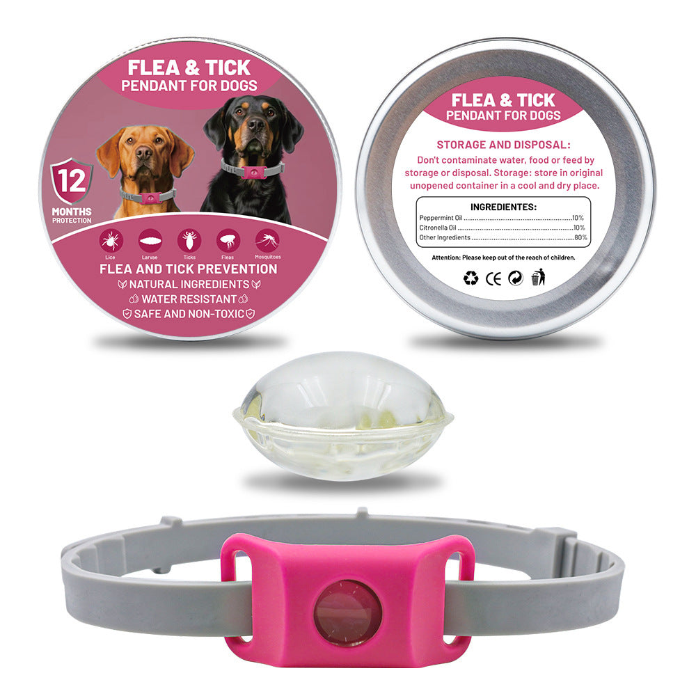 HKM-1432125 Pet Insect Repellent Collar with Capsule Options for Dogs and Cats