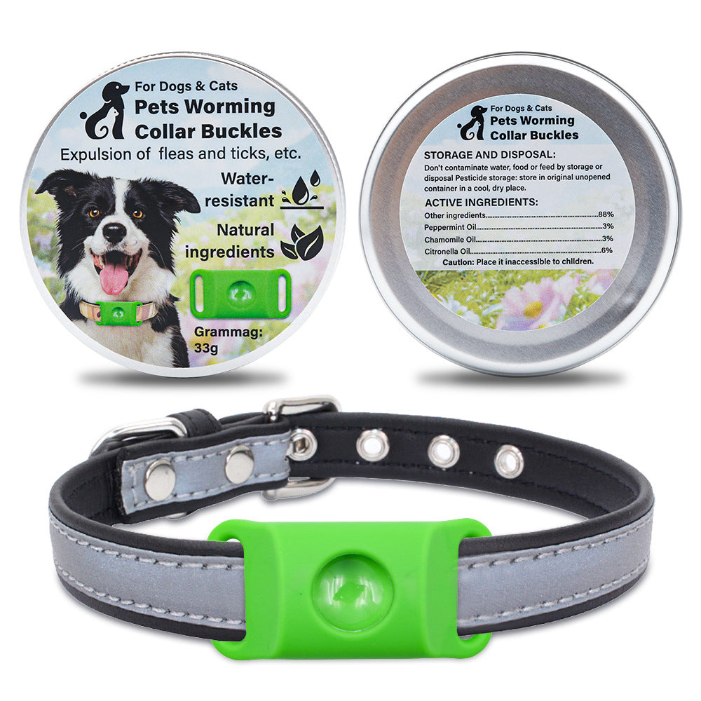 HKM-1432125 Pet Insect Repellent Collar with Capsule Options for Dogs and Cats